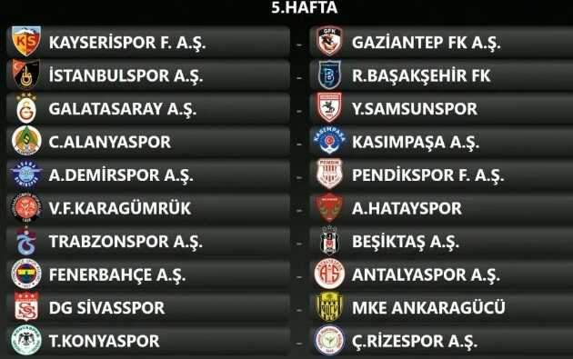Son Dakika: Süper Lig'de sezon fikstürü belli oldu