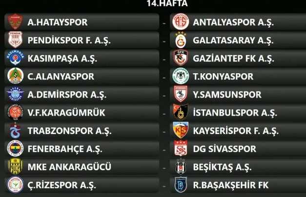 Son Dakika: Süper Lig'de sezon fikstürü belli oldu