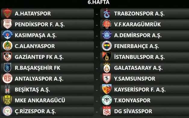 Son Dakika: Süper Lig'de sezon fikstürü belli oldu