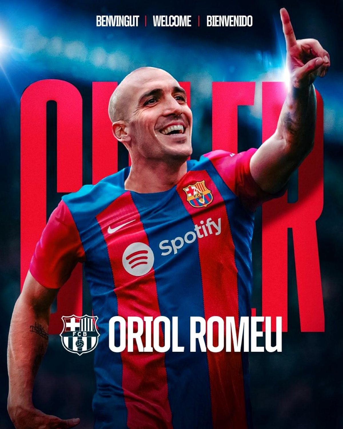 Barcelona, Oriol Romeu'yu kadrosuna kattı