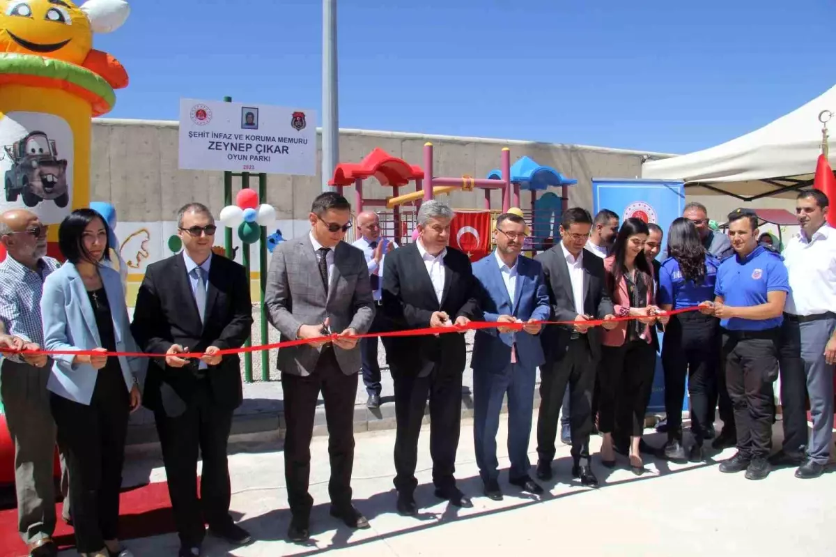 Bünyan Kapalı Kadın Cezaevi'nde Çocuk Oyun Parkı Açıldı