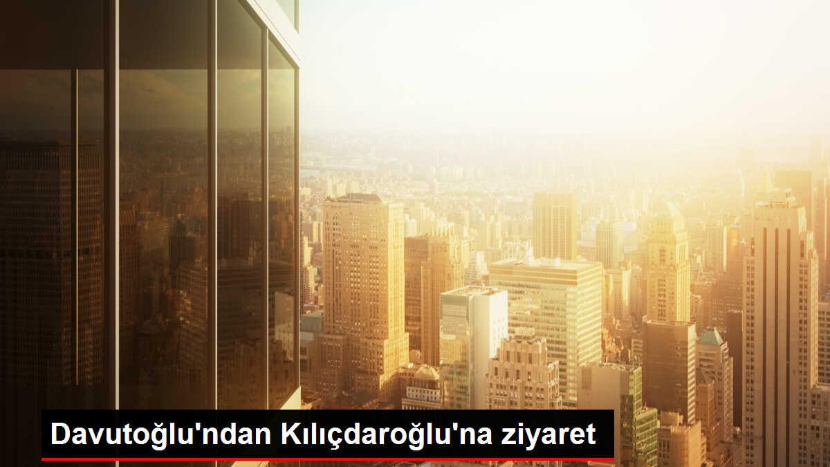 Davutoğlu, Kılıçdaroğlu'nu ziyaret etti