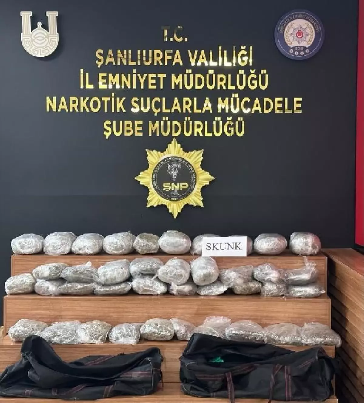 Şanlıurfa'da 32 Kilo Skunk Ele Geçirildi, 2 Kişi Gözaltına Alındı