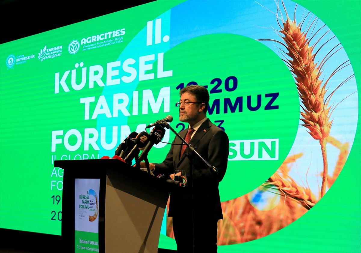 Tarım ve Orman Bakanı Yumaklı, Samsun'da AGRICITIES 2. Küresel Tarım Forumu'na katıldı Açıklaması