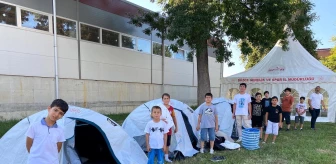 Düzce Gençlik Merkezi Yaz Kur'an Kursu Öğrencilerine Kamp Etkinliği Düzenledi