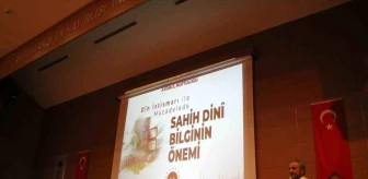 Aydın İl Müftülüğü tarafından 'Din İstismarı ile Mücadelede Sahih Dini Bilginin Önemi' konulu konferans düzenlendi