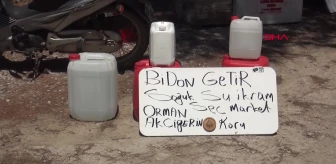 Bodrum'da Orman Yangınlarına Karşı Su Bidonu Kampanyası