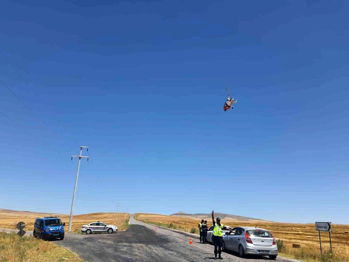 Nevşehir İl Jandarma Komutanlığı Havadan Trafik Denetimi Yaptı