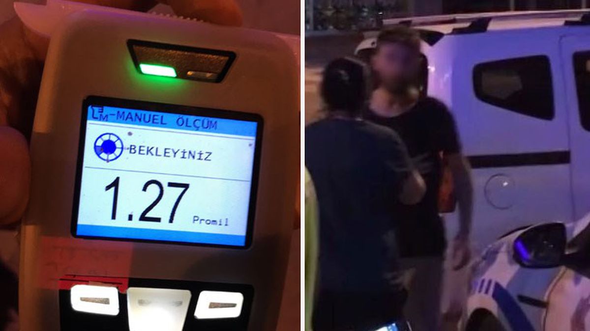 Alkollü sürücü, kendisini görüntüleyen basın mensubuna tehditlerde bulundu