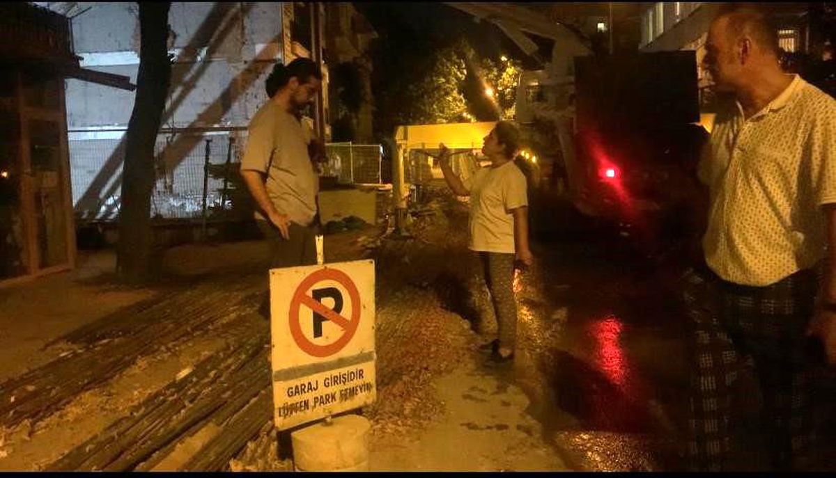 Ankara'da gece gündüz süren inşaat mahalle sakinlerini rahatsız ediyor