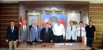 ZBEÜ Rektörü Kozlu Belediye Başkanı'nı ziyaret etti