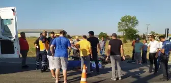 Tekirdağ'da motosiklet otobüsle çarpıştı: 1 ölü, 1 ağır yaralı