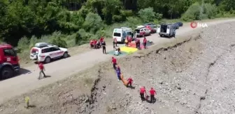 UMKE gönüllülerinden gerçeğini aratmayan tatbikat