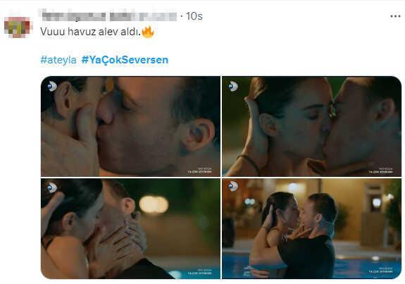 Ya Çok Seversen dizisinde damga vuran öpüşme sahnesi! İzleyicilerden yorum yağdı