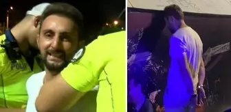 'Dur' ihtarına uymayan alkollü sürücü, motosikletini polis ekipleri ve yayaların üzerine sürdü