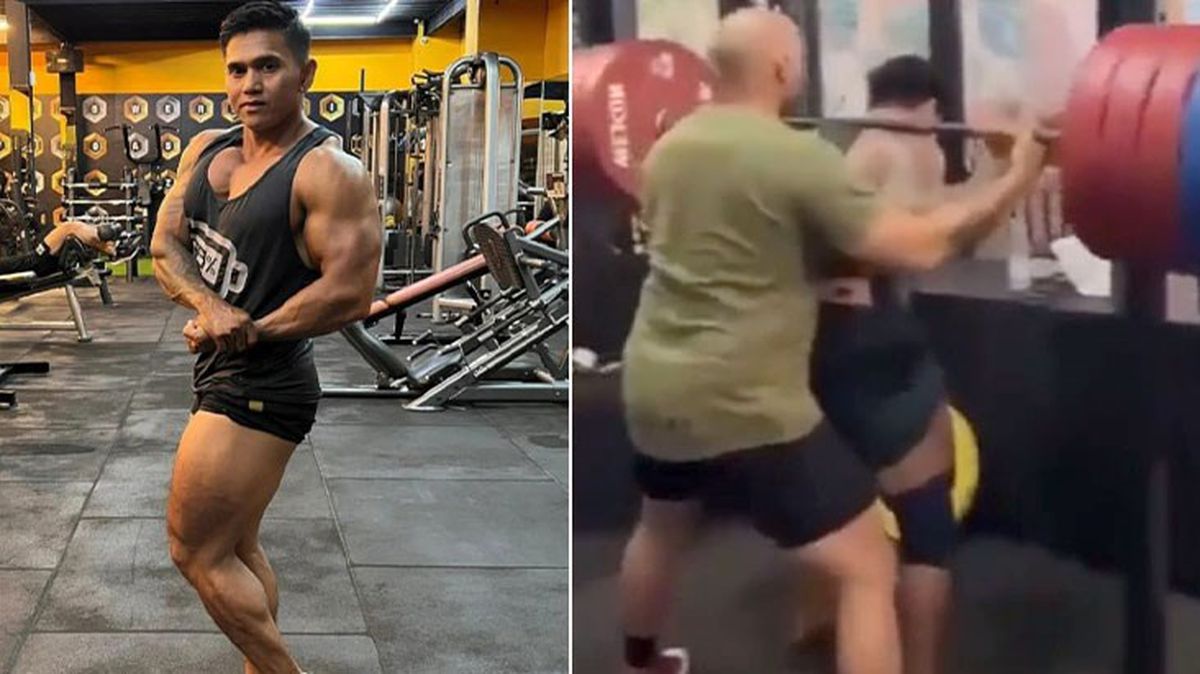 Fenomen sporcu, 210 kiloluk halterin altında kalarak boynunu kırdı! Anbean kaydedilen ölüm anı kan dondurdu