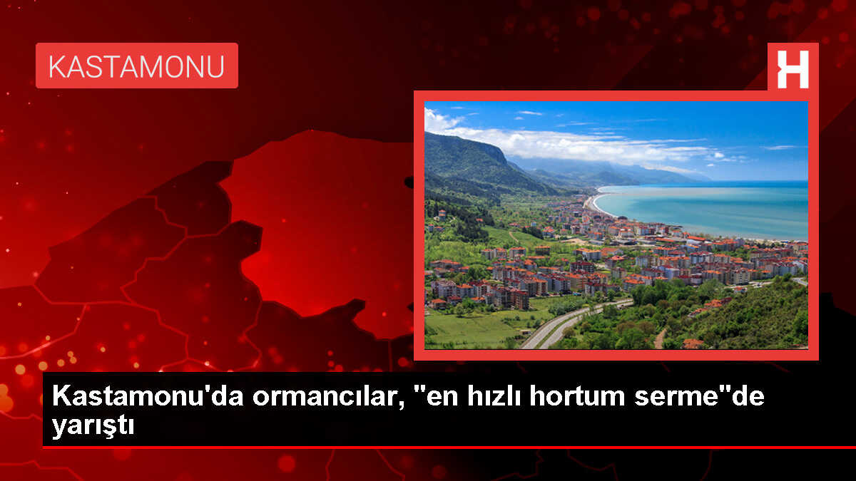 Kastamonu Orman Bölge Müdürlüğü'nde Hortum Serme Yarışması Düzenlendi