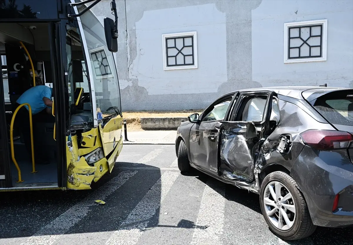 Beşiktaş'ta trafik kazası: 6 kişi yaralandı