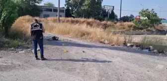 Boş arazide silahla vuruldu