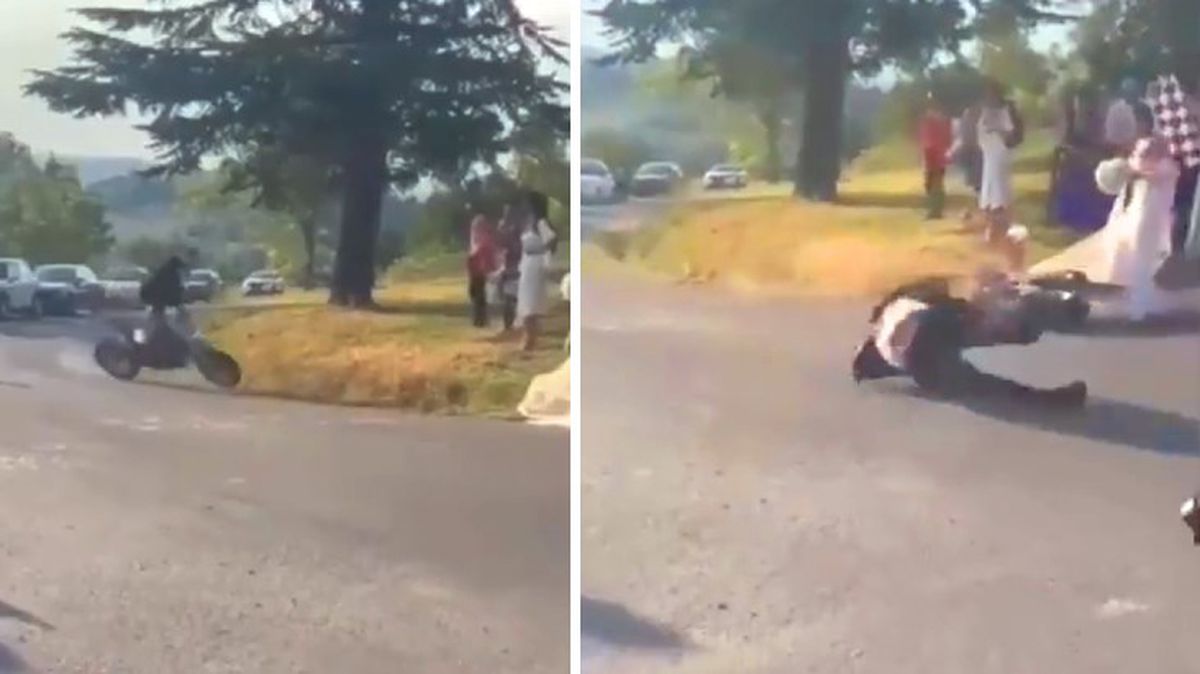 Düğün alanına havalı bir şekilde girmek isteyen damadın hazin sonu