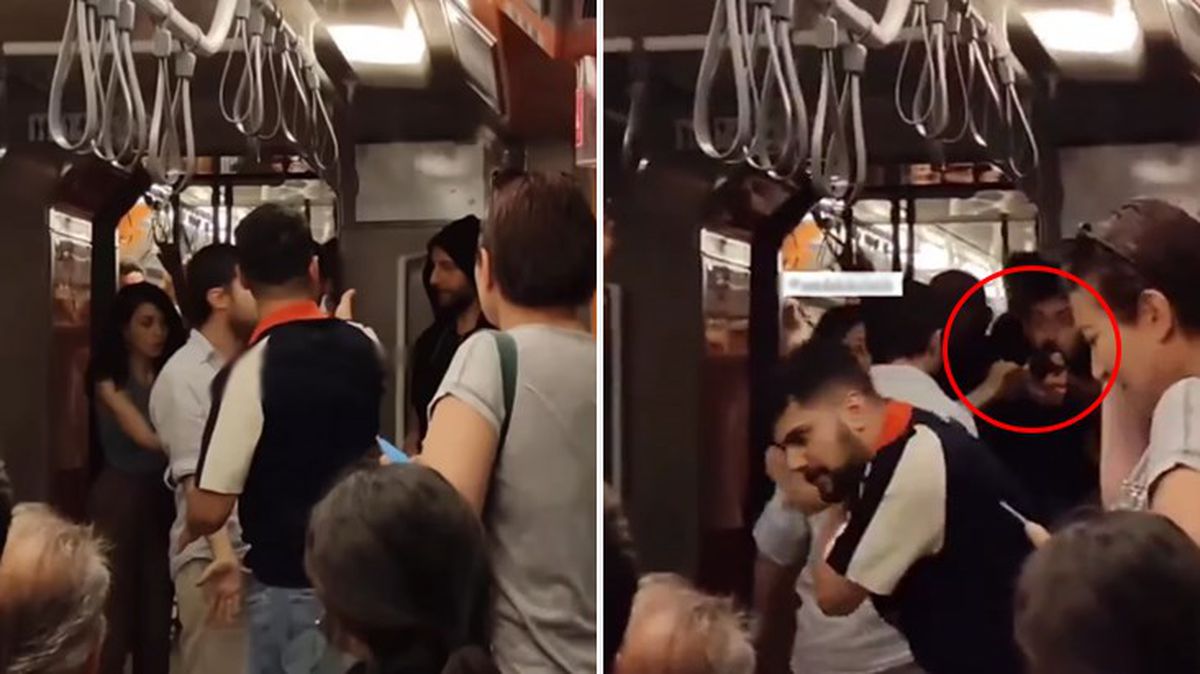 İstanbul metrosunda korku dolu anlar! Tartıştığı kişiye silah çekti