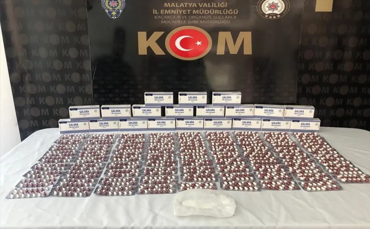 Malatya'da aracında uyuşturucu bulunan zanlı gözaltına alındı