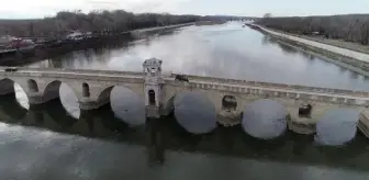 Meriç Nehri, son 5 yılın en düşük seviyesinde akıyor