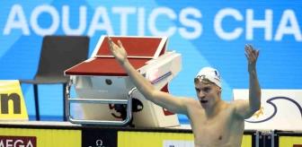 Fransız Sporcu Leon Marchand, Michael Phelps'in Dünya Rekorunu Kırdı