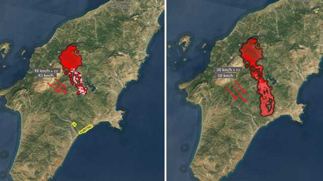 Rodos alev alev yanıyor! Binlerce kişi tahliye edilmeyi bekliyor, görüntüler endişe verici