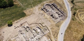 Uşak'taki Sebaste Antik Kenti'nde Roma Dönemi'ne ait tahıl ambarı bulundu