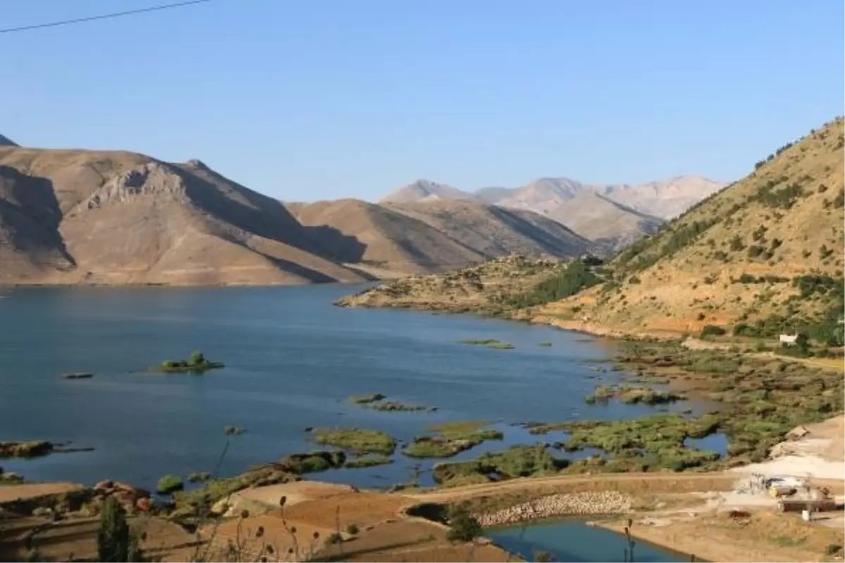 Çat Baraj Gölü'ndeki Yüzen Adalar Sabit Hale Getirildi