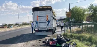 Kayseri'de motosiklet kazası: Bir kişi hayatını kaybetti