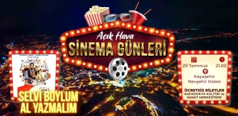 Nevşehir'de Açık Hava Sinema Günleri Devam Ediyor