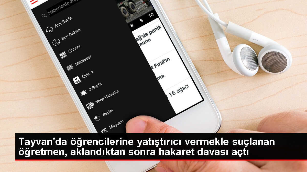 Tayvan'da öğretmen iftiraya uğradığını iddia ederek hakaret davası açtı