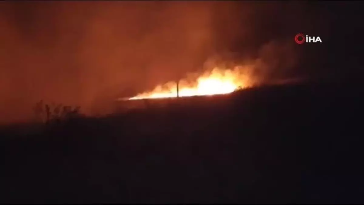 Uzunköprü'de Ormanlık alanda korkutan yangın
