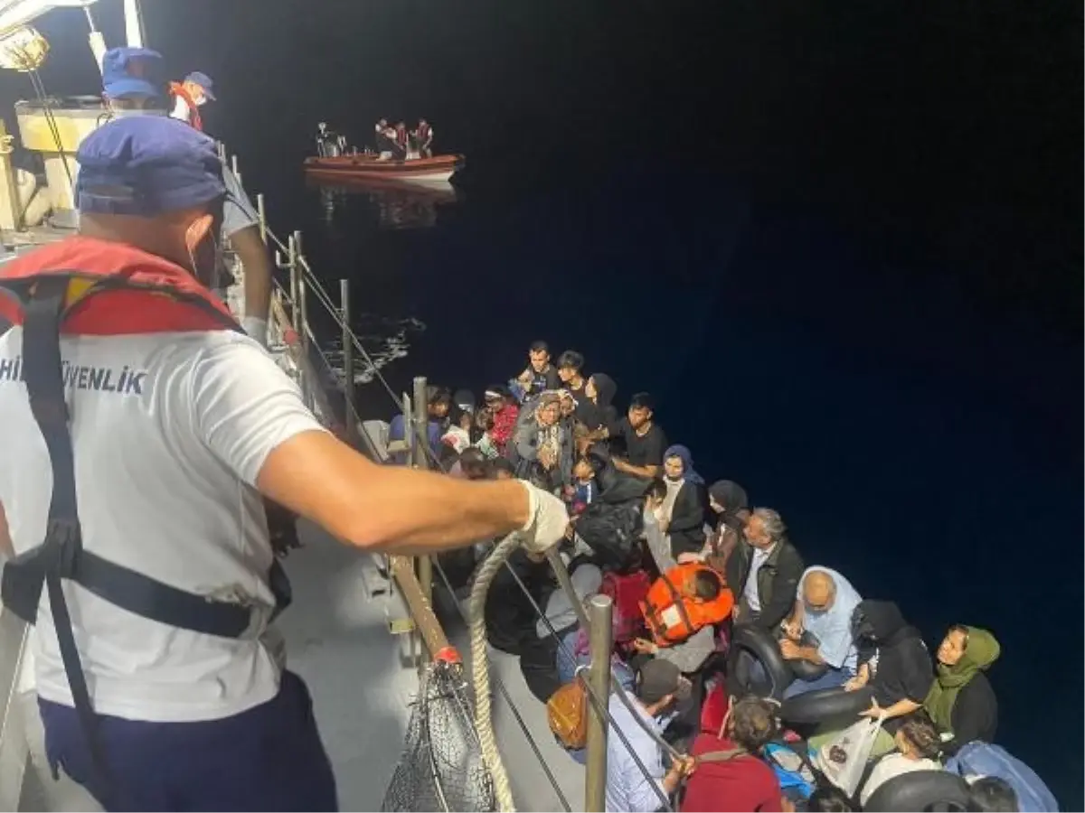 Ayvacık'ta 38 Kaçak Göçmen Yakalandı