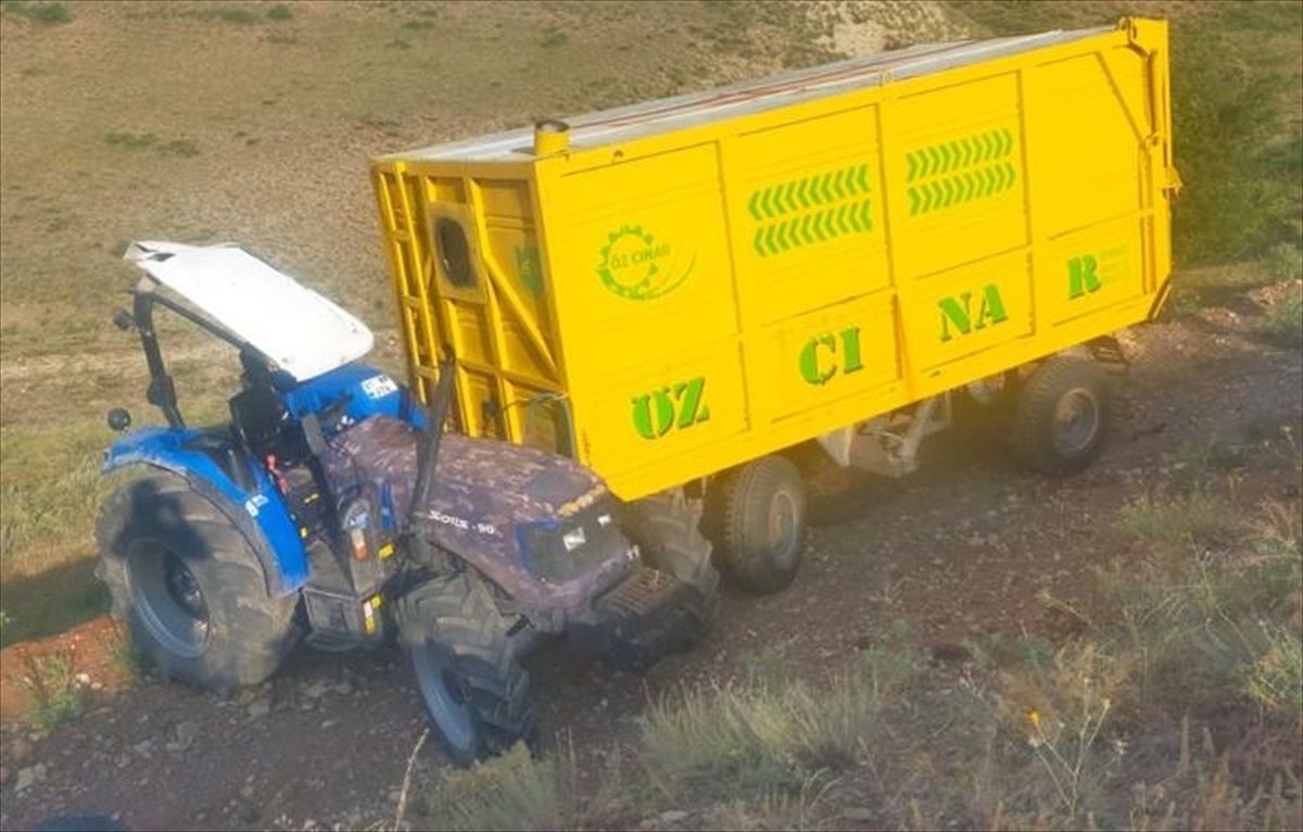 Erzincan'da traktör kazası: 1 ölü, 1 yaralı