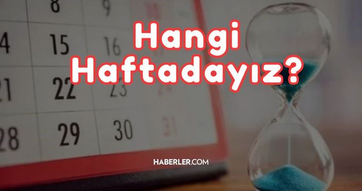 HANGİ HAFTADAYIZ 2023? | Hangi haftadayız, hangi aydayız? Şu anda hangi haftadayız? Kaçıncı haftadayız? 2023 Hafta numaralı! 24-30 Temmuz hangi hafta?
