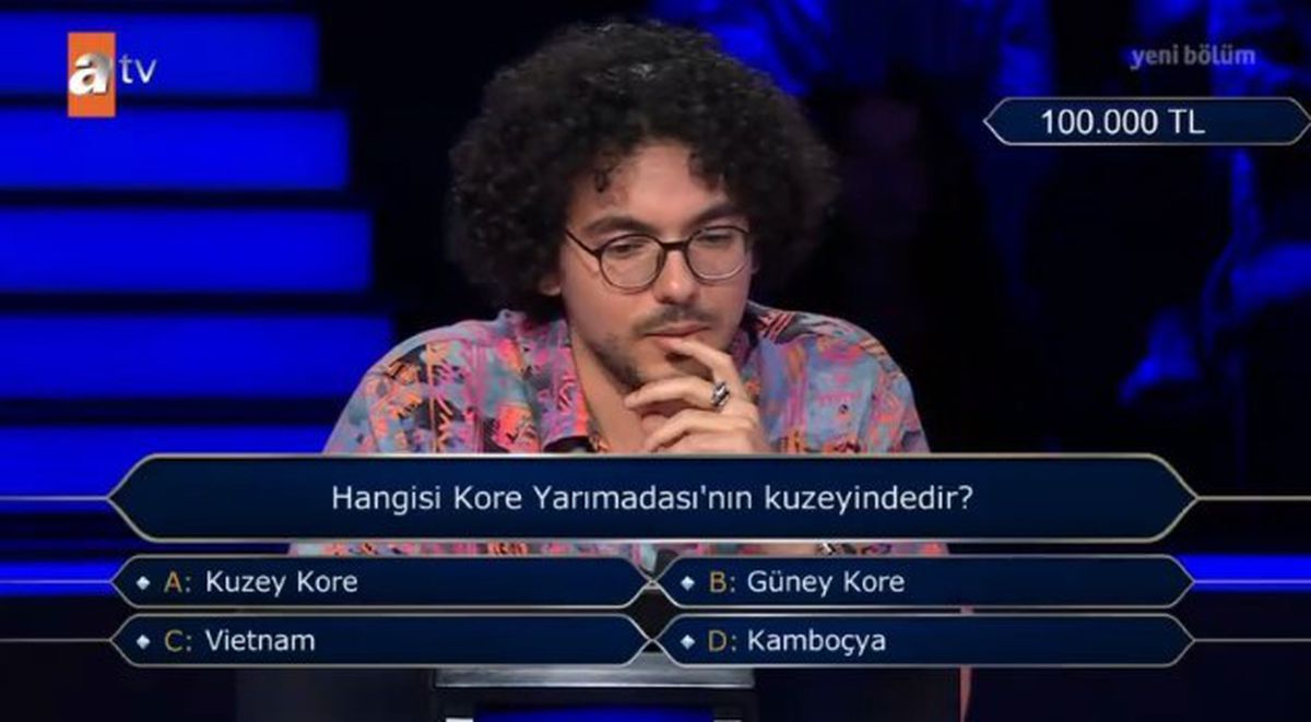 (Hangisi Kore Yarımadası'nın kuzeyindedir?...) Kim Milyoner Olmak İster 25 Temmuz Sorusu Cevabı Nedir? 100 Bin TL'lik soru ve cevabı ne?