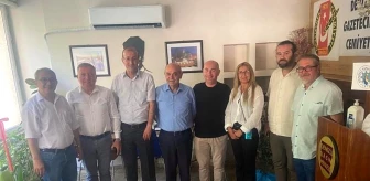 CHP'li Honaz Belediye Başkanı Yüksel Kepenek, Denizli Gazeteciler Cemiyeti'ni ziyaret etti
