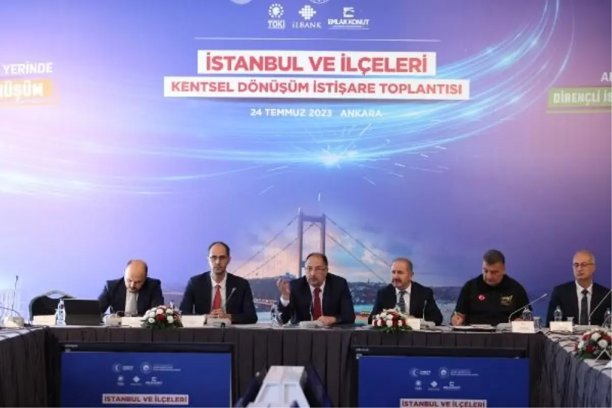 İstanbul'un kentsel dönüşümü için ilk istişare toplantısı yapıldı