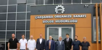 Samsun Valisi Zülkif Dağlı, Çarşamba OSB'yi İnceledi