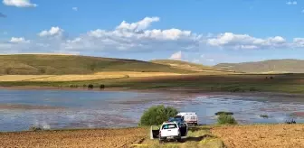 Bayburt'ta balık tutmak için giren kişi gölette kayboldu