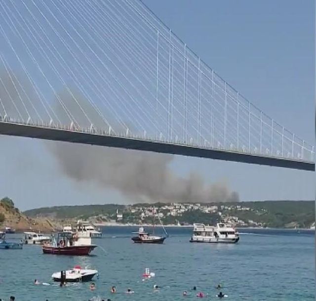 Beykoz'da orman yangını! Havadan ve karadan müdahale ediliyor