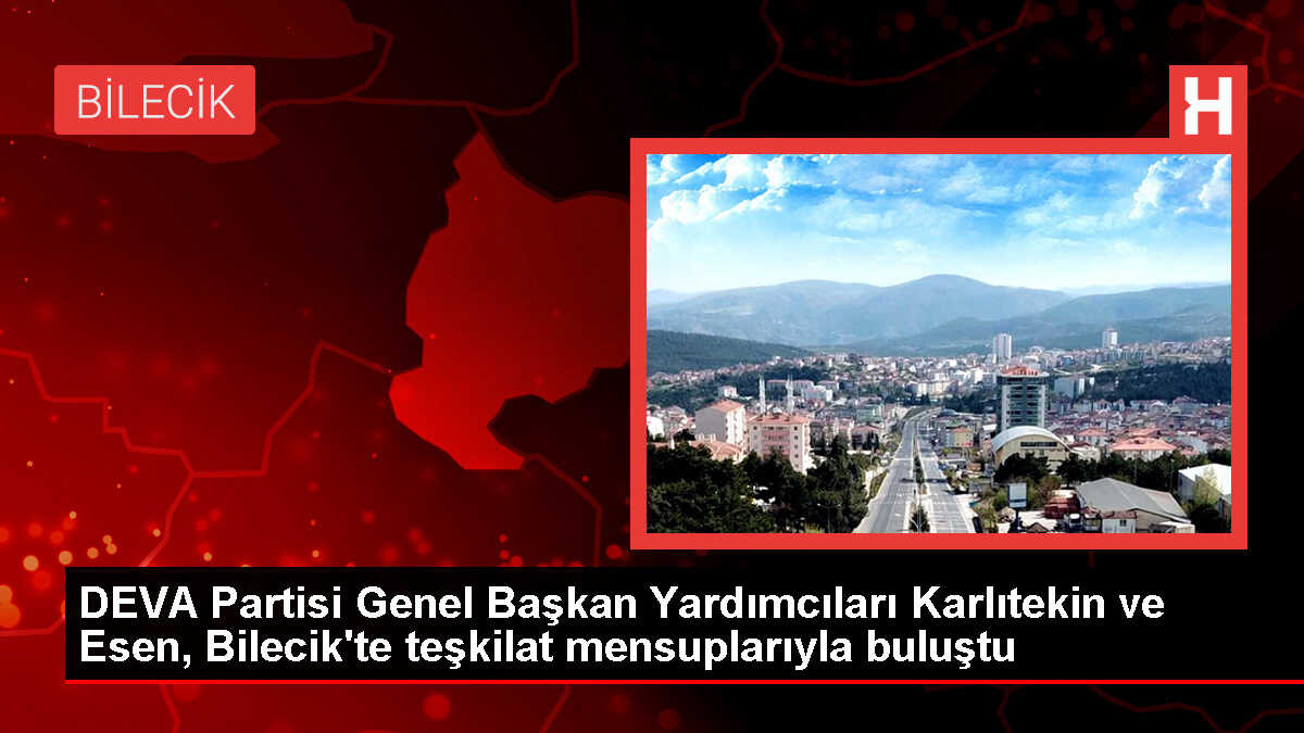 DEVA Partisi Mahalli İdareler Genel Seçimi'ne hazırlanıyor