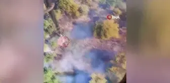 Balıkesir'de orman yangınına helikopter ve uçaklarla müdahale