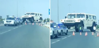 Dünyanın en büyük arabası Dubai'de trafiğe indi! Görenler bir daha baktı