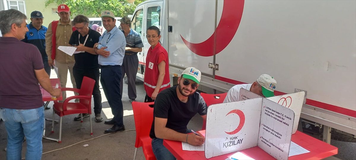 Hüyük'te kan bağışı kampanyası