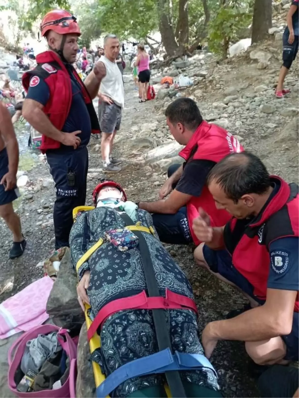 Şahindere Kanyonu'nda Yabancı Uyruklu Kadın Yaralandı