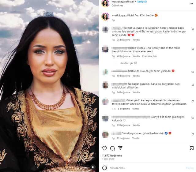 Sevgilisi tarafından başından vurulan Mutlu Kaya da akıma uydu: Ben Kürt Barbie Sevgilisi tarafından başından vurulan Mutlu Kaya da akıma uydu: Ben Kürt Barbie